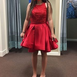 Ellie Wilde two piece, homecoming dress